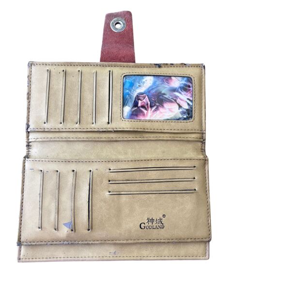 Attack on Titan Wallet | Wall Maria Eren Jaeger Anime Manga Leather Long Wallet - Picture 3 of 9